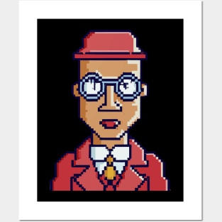 Gus Fring Pixel Posters and Art